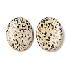 Natural Dalmatian Jasper Worry Stone for Anxiety Therapy G-B036-01J-2