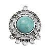 Synthetic Turquoise Chandelier Component Links FIND-TAC0011-49A-AS-1
