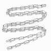 Non-Tarnish 304 Stainless Steel Paperclip Chains CHS-S006-JN957-1-A-3