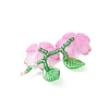 Glass Seed Beaded Flower Pendants PALLOY-MZ00989-5