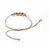 Waxed Polyester Cord Bracelets BJEW-JB04482-4