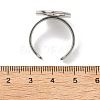 304 Stainless Steel Cuff Ring Findings X1-STAS-B126-10A-P-3
