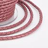 Eco-Friendly Braided Leather Cord OCOR-L035-3mm-E13-3