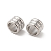 Non-Tarnish 304 Stainless Steel European Beads STAS-H214-04P-2