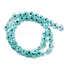 Handmade Evil Eye Lampwork Beads Strands LAMP-G164-10B-01-2
