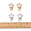 40Pcs 2 Colors Alloy Swivel Snap Hook Clasps FIND-FS0004-73C-5