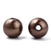 Spray Painted ABS Plastic Imitation Pearl Beads OACR-T015-05B-04-1