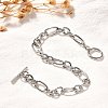 Tarnish Resistant Unisex 304 Stainless Steel Figaro Chain Bracelets X-BJEW-H541-06A-P-3