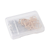 32Pcs 8 Styles Iron Linking Rings IFIN-FS0001-27-2