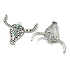 Bohemian Synthetic Turquoise Cattle Pendants FIND-Z112-01AS-01-2