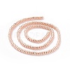 Electroplate Non-magnetic Synthetic Hematite Beads Strands G-L485-04B-LRG-2