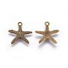 Tibetan Style Alloy Pendants TIBEP-EA306YKG-AB-FF-1