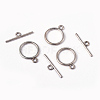 Tibetan Style Toggle Clasps TIBEP-A12208-S-FF-2