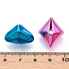 UV Plating Opaque Acrylic Beads X-PACR-T017-05-3