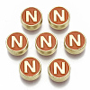 Alloy Enamel Beads ENAM-S122-028N-NR-1