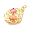 Brass Pendants KK-U040-01G-03-2