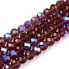 Electroplate Glass Beads Strands EGLA-A044-T6mm-L13-1