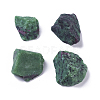 Rough Raw Natural Ruby in Zoisite Beads G-WH0003-03-1