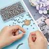 304 Stainless Steel Hollow Round Seamed Beads STAS-UN0043-16-2
