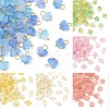 50Pcs Butterfly Acrylic Charms HJEW-YW00234-01-2