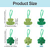 20Pcs 4 Styles Saint Patrick's Day Foam Pendant Decorations FIND-TA0010-96B-3