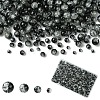 400Pcs 4 Styles Spray Painted Crackle Glass Beads CCG-YW0001-20I-1
