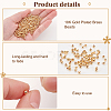 Brass Round Spacer Beads KK-PH0006-40B-4