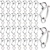 100Bags Tibetan Style Hook and Eye Clasps FIND-SP0006-14-1