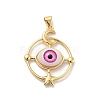 Opaque Resin Pendants KK-G419-09G-04-2