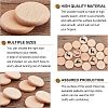 Unfinished Wooden Discs WOOD-WH0030-13-5