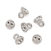 SHEGRACE Brass Bead Cap Pendant Bails XGRQ6M653-912P-2