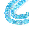Crackle Transparent Glass Beads Strands GLAA-N062-4mm-04-4