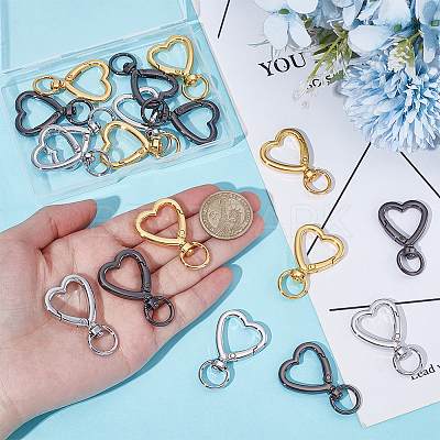 18Pcs 3 Colors Alloy Swivel Clasps FIND-UN0007-75-1