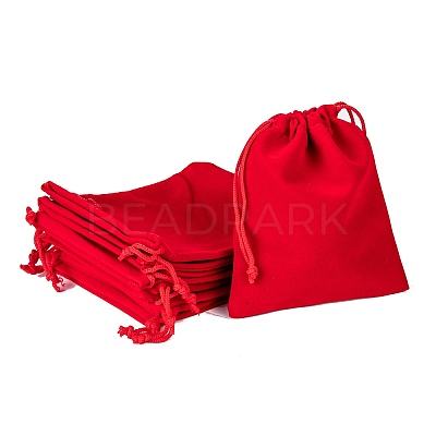 Rectangle Velvet Pouches X1-TP-R002-10x12-04-1