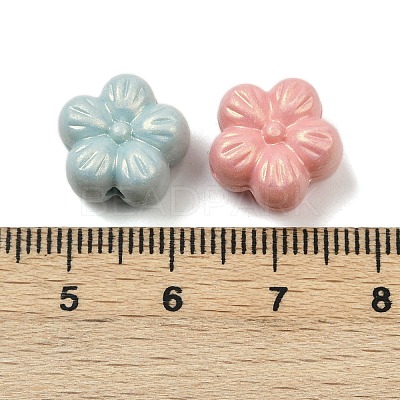 UV Plating Opaque Acrylic Beads OACR-B031-31-1