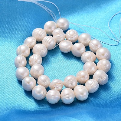 Natural Cultured Freshwater Pearl Beads Strands PEAR-L001-I-14-1