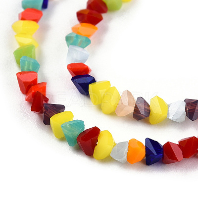 Opaque Solid Color Glass Beads Strands X-GLAA-N052-01-A11-1