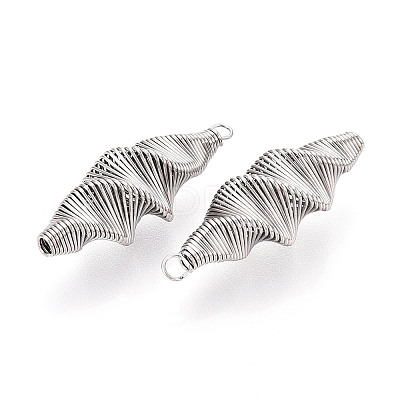304 Stainless Steel Pendants STAS-T073-77P-1