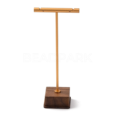 1-Tier Brass Bar Earring Organizer Display Racks ODIS-B002-03A-1