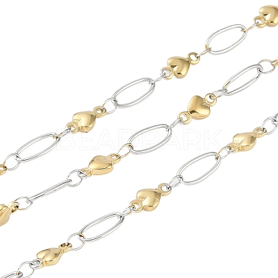 Ion Plating(IP) 304 Stainless Steel Link Chain CHS-H028-07B-GP-1