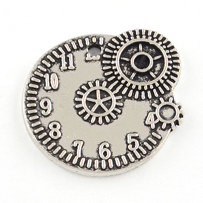 Tibetan Style Alloy Steampunk Pendants TIBEP-R304-005AS-LF-1