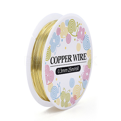 Round Craft Copper Wire X-CW0.3mm007-1