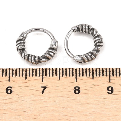 316 Stainless Steel Cartilage Earrings AJEW-C044-16C-AS-1