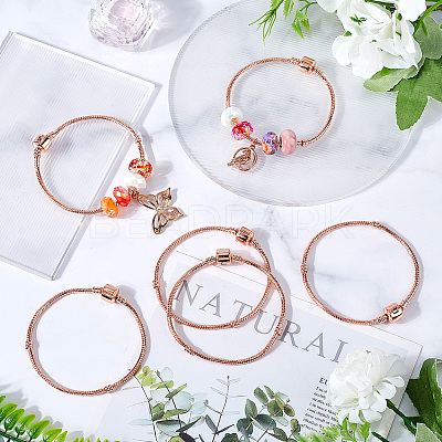 6Pcs Brass European Style Bracelet Making PPJ-SC0001-01A-1