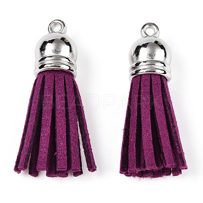 Faux Suede Tassel Pendant Decorations X-FIND-T002-A05-1