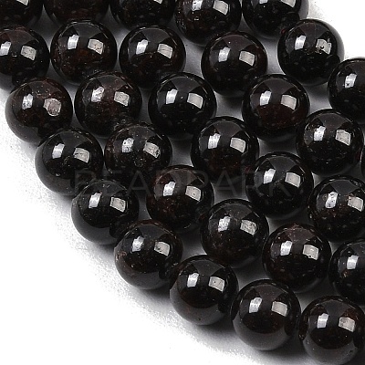 Round Natural Garnet Beads Strands G-D751-8mm-1