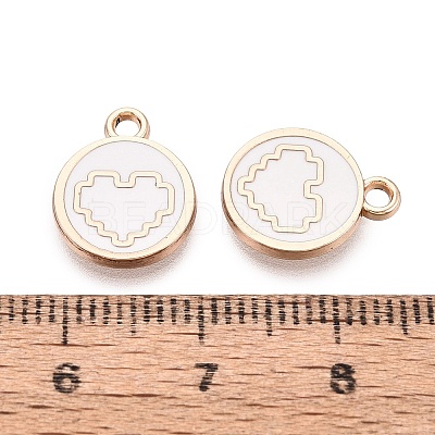 Alloy Enamel Pendants ENAM-Q002-01G-01-1