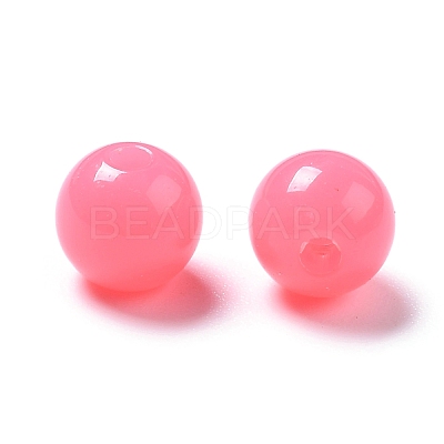 Fluorescent Acrylic Beads MACR-R517-6mm-04-1