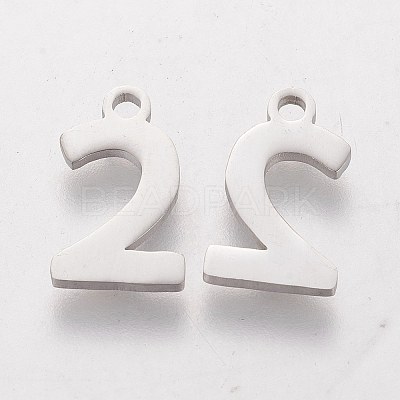 Tarnish Resistant 201 Stainless Steel Charms STAS-Q201-T408-2-1