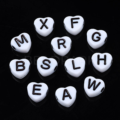Opaque Acrylic Beads SACR-S273-51-A01-1